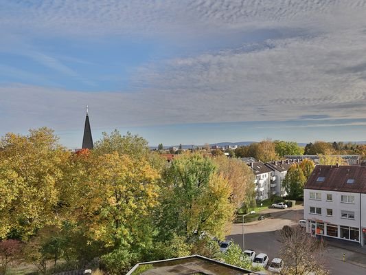 Aussicht vom Balkon