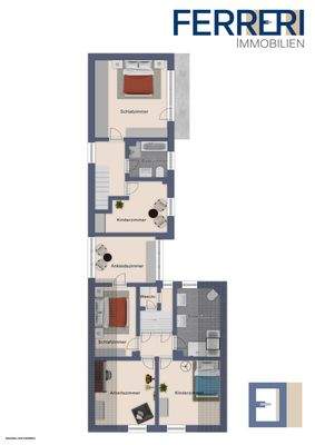 Grundriss Obergeschoss