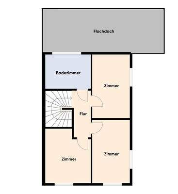 Grundriss ohne Maßstab / Obergeschoss