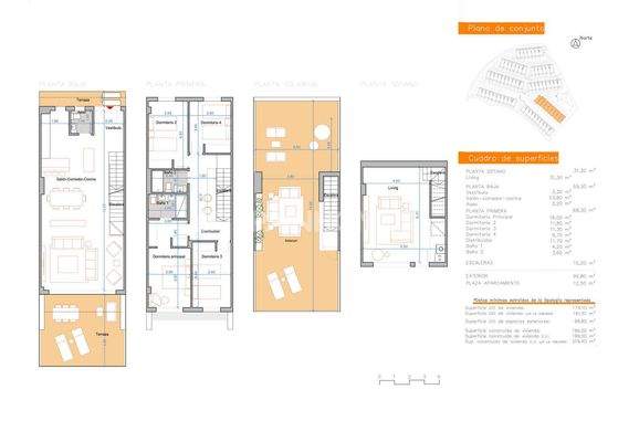 Sea View Townhouses Featuring Private Gardens in Mijas