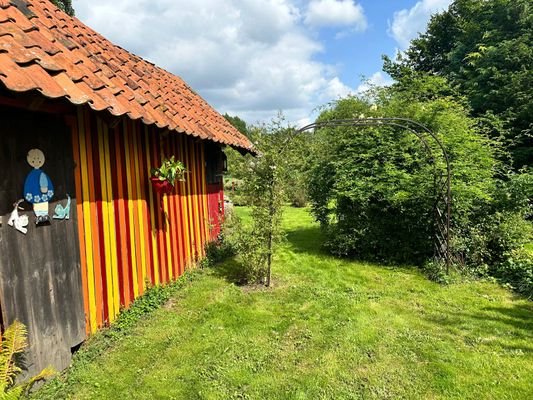 Carport und Schuppen
