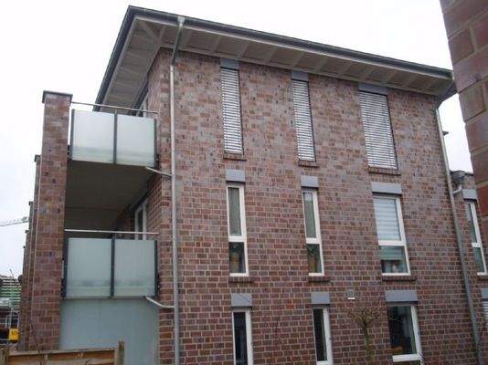 Seitenansicht Balkone Ostseite