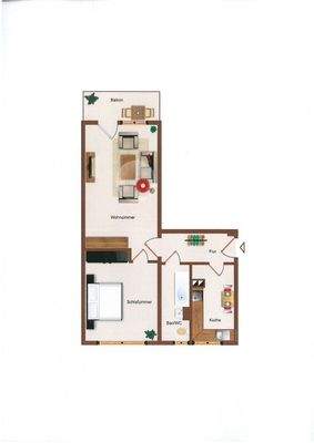 2-RW rechts mit Balkon