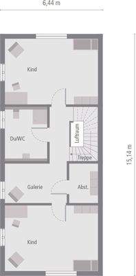 Grundriss Obergeschoss