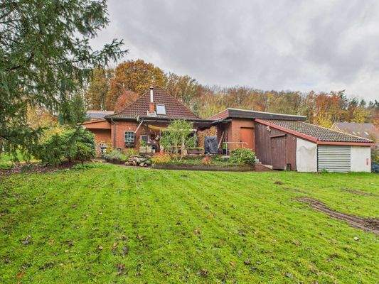 Blick aus dem Garten