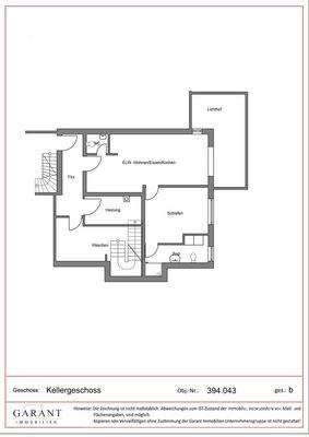 Grundriss Kellergeschoss