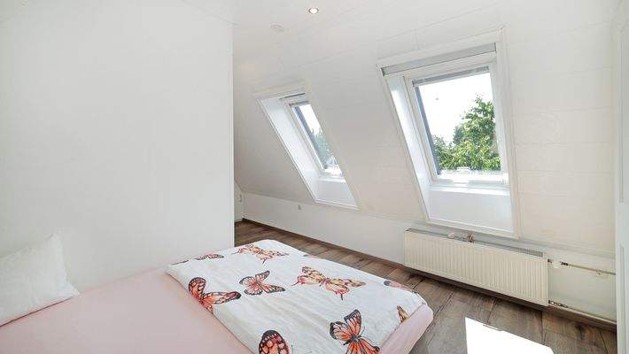 Schlafzimmer im Spitzboden