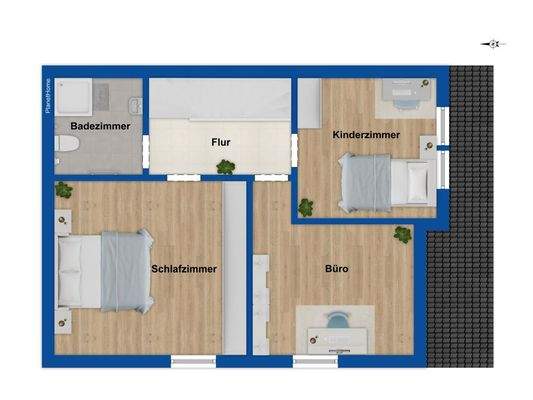 Grundriss - Dachgeschoss