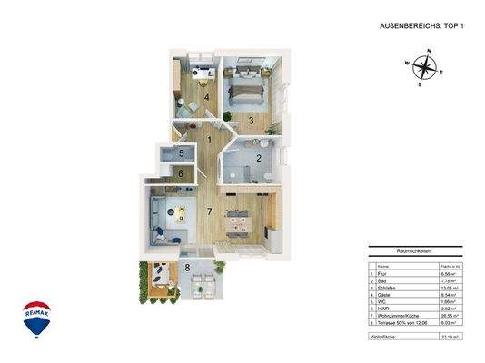 3_4_Grundriss EG. Whg1.Links-1
