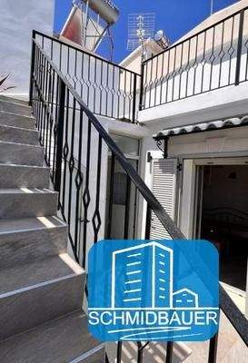 Kreta, Melambes: Schönes Steinhaus mit Bergblick zu verkaufen