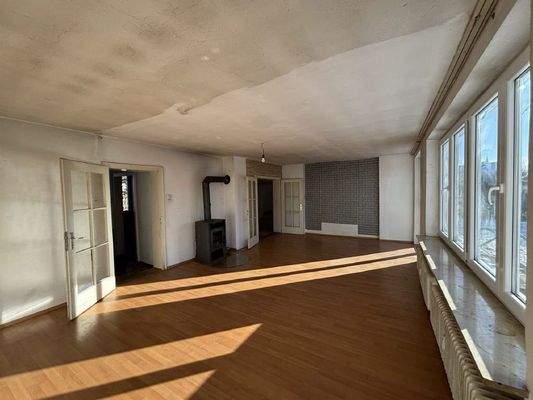 ... mit Holzofenanschluss