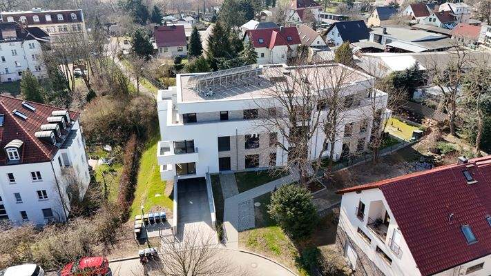 Vogelperspektive Haus