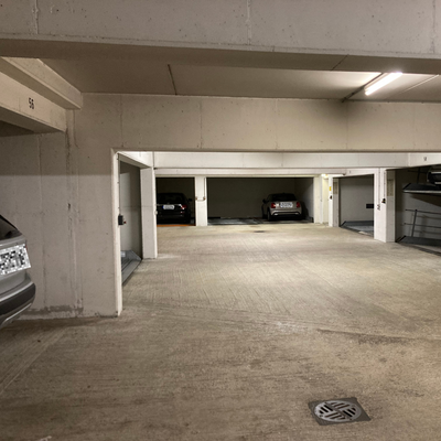 Blick in die Tiefgarage
