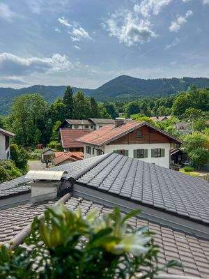 Aussicht von der Dachgeschosswohnung