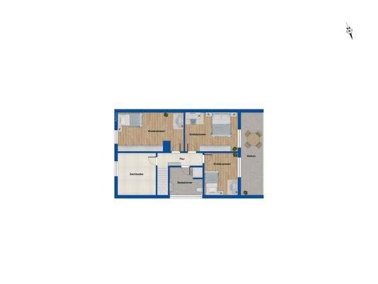 Grundriss Obergeschoss