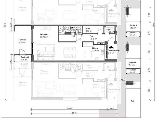 2_261 Aufteilung Erdgeschoss