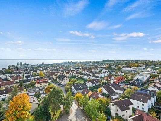 umfassende Aussicht vom Balkon