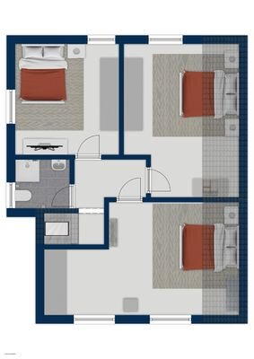 Grundriss Obergeschoss
