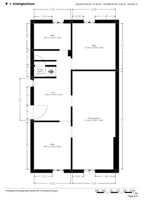 Grundrissplan Kellergeschoss
