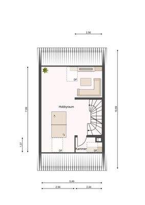 3601105 Grundriss Dachgeschoß