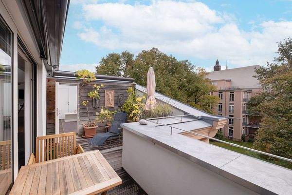 Terrasse mit Südausrichtung