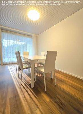 Esssbereich an der Terrasse