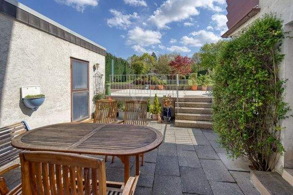 Geschützte Terrasse