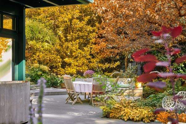 Naturverbundene Gartenterrasse