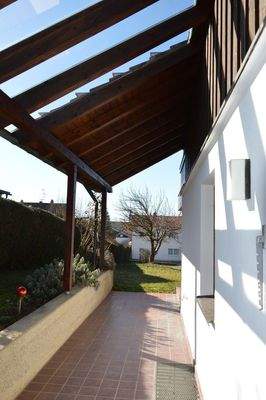 Überdachte Freifläche, Küche