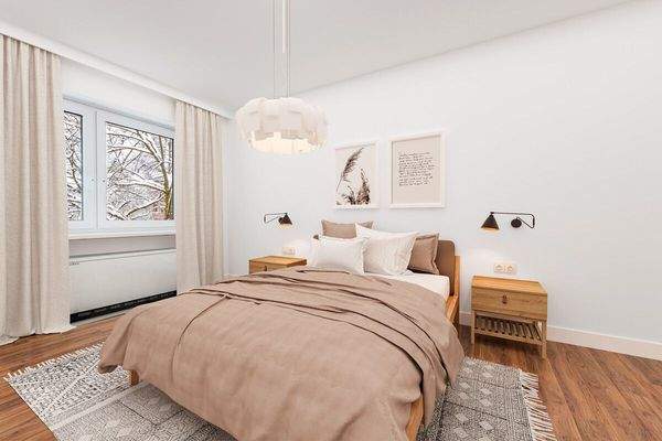 Schlafzimmer nach Renovierung