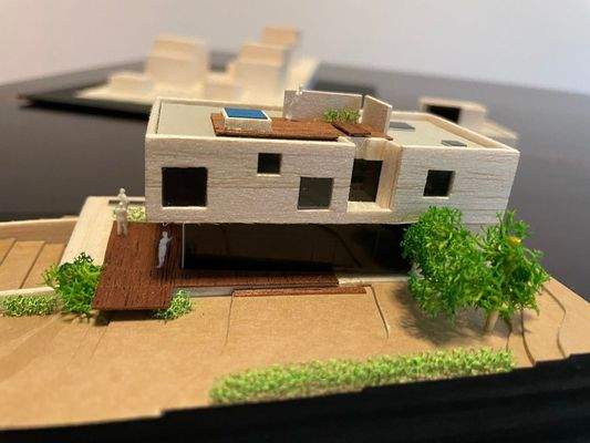 Model vom geplanten Haus