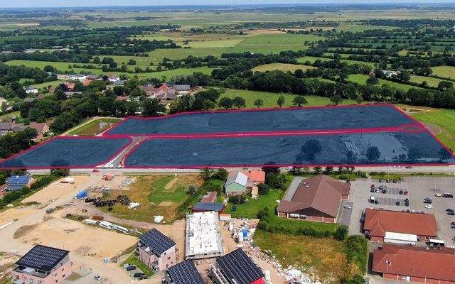 Luftbild der Gewerbegebietserweiterung I