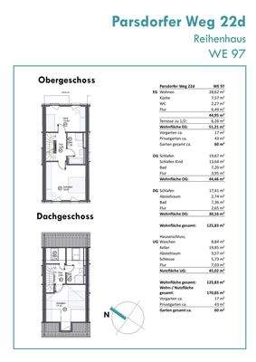 Grundriss 1. OG und Dachgeschoss