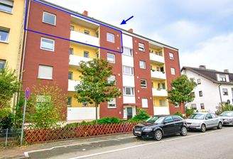 Ansicht Wohnung (Straßenseitig)