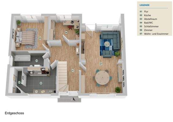 Grundriss Erdgeschoss