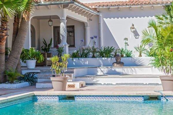 Pool in villa in Palmanova