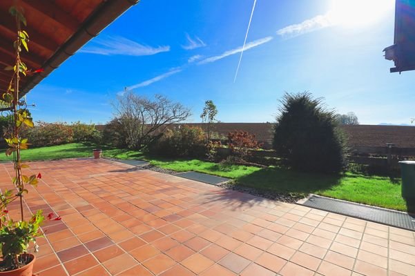 Terrasse und Blick