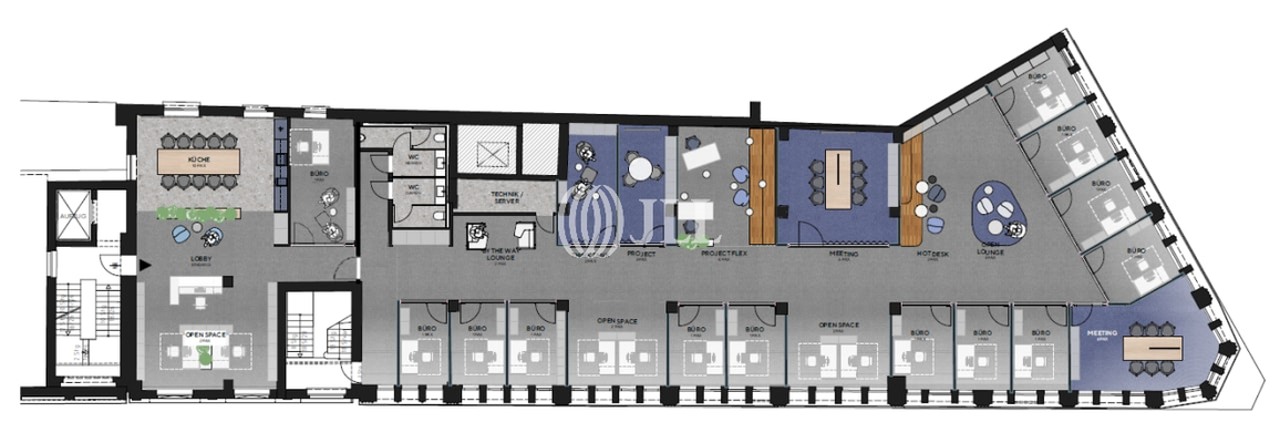 Regelgeschoss one tenant - Ver