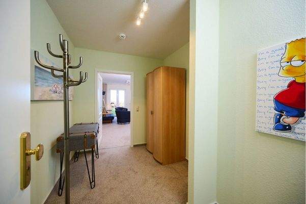 Einladende Diele als gelungener Auftakt der Wohnung