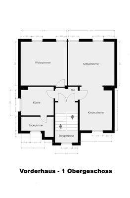 Vorderhaus - 1 Obergeschoss