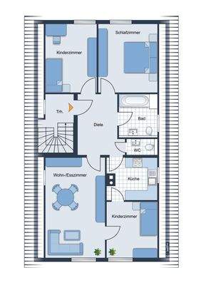 Grundriss Dachgeschoss 1