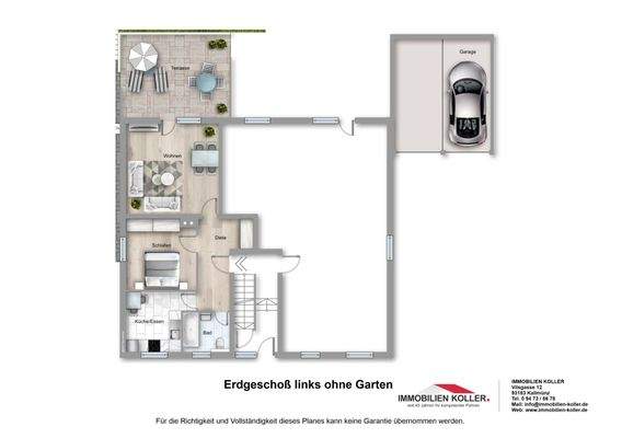 Grundrissplan EG links 