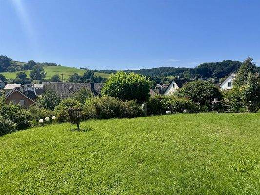 Gartenbereich mit herrlichem Weitblick