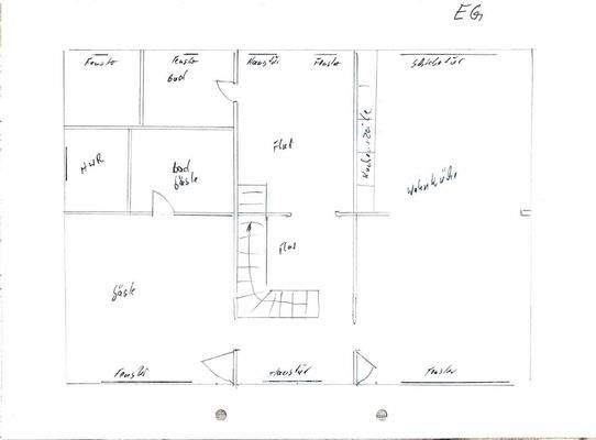 Grundriss Erdgeschoß