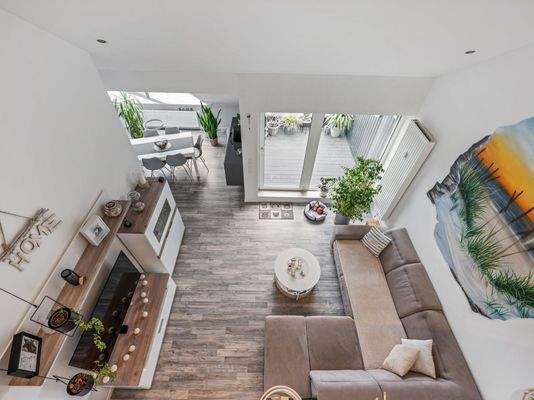 Blick vom Spitzboden 