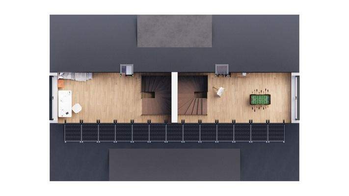 Ausgebauter Spitzboden