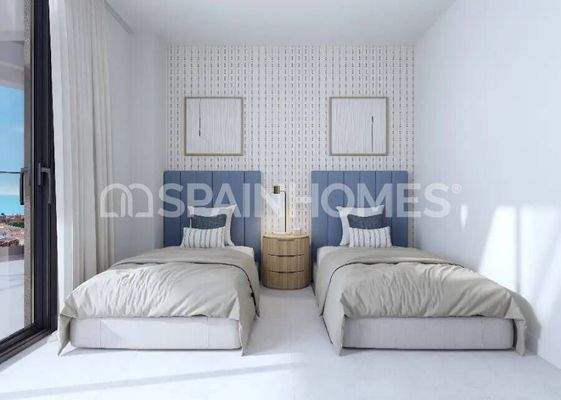 Beachside Apartments in a Complex with Rich Amenities in Estepona