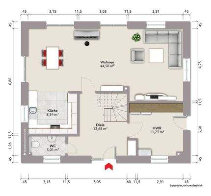 Grundriss Erdgeschoss