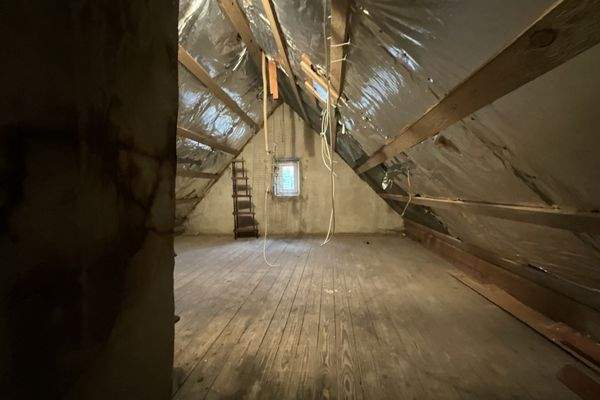 Isolierter Dachboden