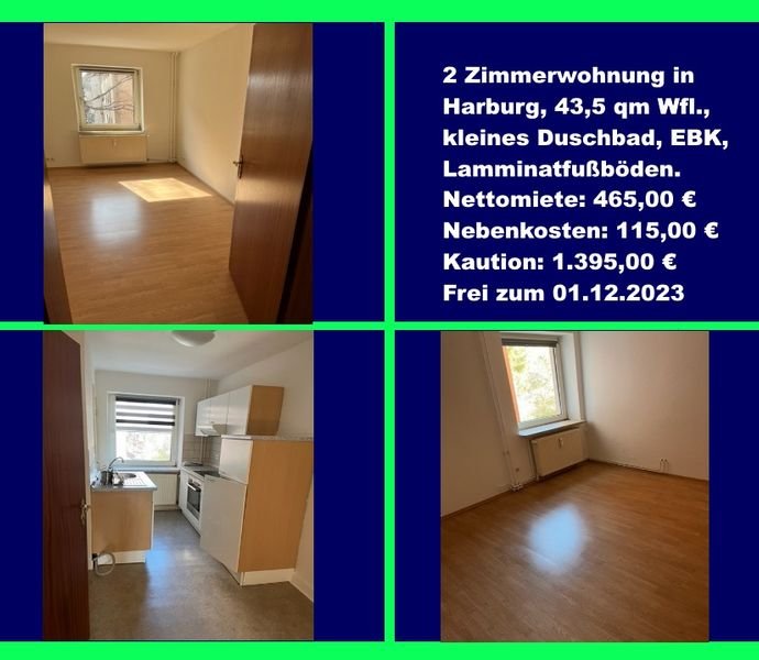 2 Zimmer Wohnung in Hamburg (Harburg)